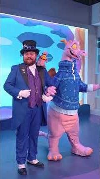 #Epcot for #DapperDay meeting #Figment at #JourneyIntoImagination while dressed as #Dreamfinder