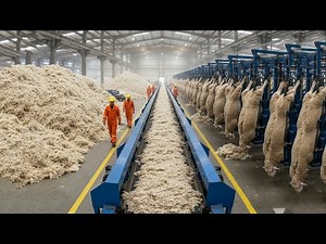 Inside the Wool Mega-Factory: How Millions of Pounds are Processed 24/7 | NextTech Process