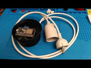 Arduino ESP 32 : Une prise électrique connectée web pilotée... dans une boîte de mousse au chocolat