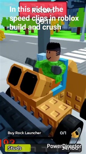 Roblox Build And Crush Speed Clips!..