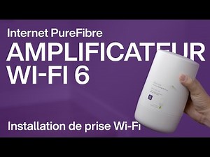TELUS | Installation d'un amplificateur Wi-Fi 6 de TELUS sur une prise Wi-Fi