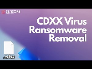CDXX Virus Ransomware [.cdxx Files] Decrypt + Remove [8 Min Guide]