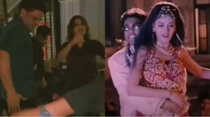 Sonali Bendre and Jaideep Ahlawat dance to her song Humma Humma from Bombay, he calls himself 'one of the luckiest guys'