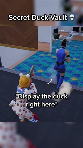 SECRET DUCK VAULT! 👀 #fortnite #shorts