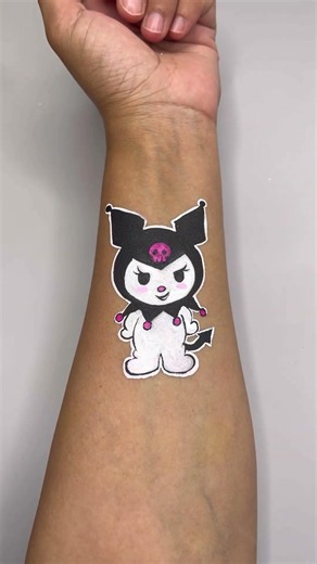 💜 Kuromi Transformation 🎀 Cute Hand Art #kuromi #sanrio #art