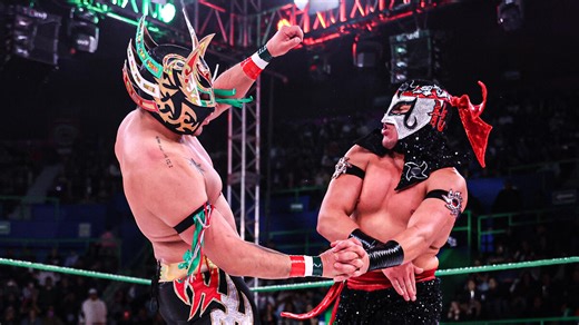 Laredo Kid vs. Octagón Jr. vs. Mini Vikingo | Title Match: Lucha Libre AAA, Jan. 24, 2026