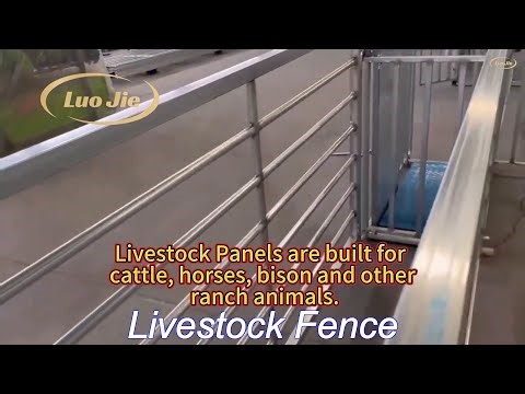 steel galvanized livestock fence panels for cattle corral yard