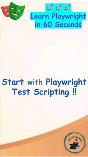 Playwright Tutorial | Start with Playwright Test Scripting !!