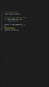 Code Quality with Pylint in 60 Seconds #shorts