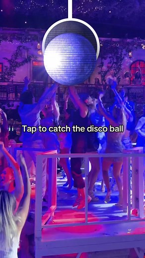 Tap to catch the disco ball! 🪩 Let us know how you did in the comments 👇 Remember... The winner takes it all! | MAMMA MIA THE PARTY