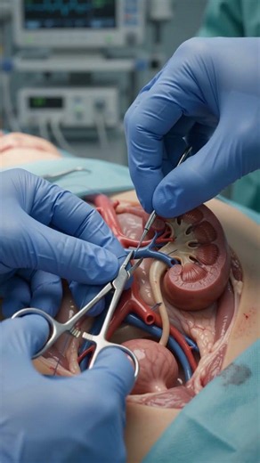 Ever wondered how a kidney transplant actually works? This step-by-step 3D breakdown shows