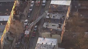 Jersey City fire damages several homes