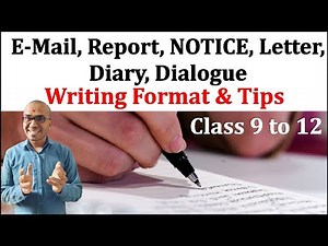 Writing Format in English | Class 9, 10, 11, 12 | Harsh Barasiya