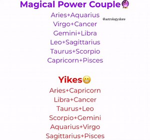 Please note that this only applies to sun sign compatibility and does NOT dictate overall compatibility with a person👀💞 | Astrologyslore
