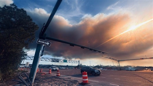 Collier County officials: 'Standby for any closure' because of brush fire