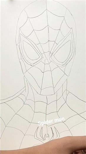 How To Draw Spider-Man | Step-By-Step Drawing Tutorial 🕷️