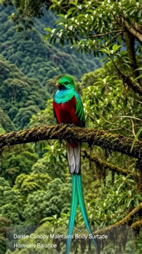 Resplendent Quetzal Facts | 🐦 The Stunning Bird Hidden in the Rainforest Canopy 🌿💚