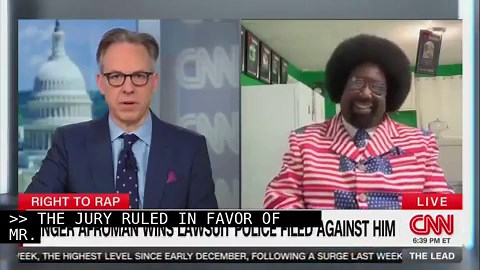 Jake Tapper interviews Afroman