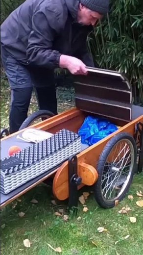 pretty little bike camper #outdoor #diy