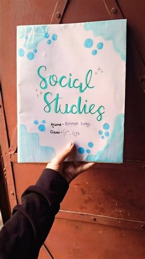 Social science file decoration #file #decoration #ideas #pastel #pintrestinspired #youtubepartner