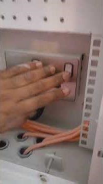 Inside Apartment CAT6 and Fiber Connection with The WIFI Router