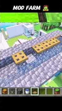 Minecraft ⚒️-mod farm 🌴🌾 #minecraft