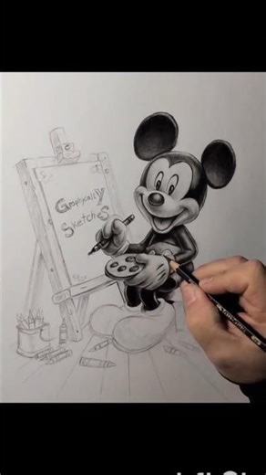 “How I draw Mickey Mouse”