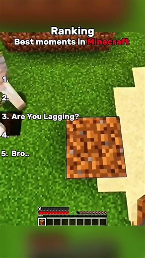 Ranking Moment Funny Minecraft || #shorts #funnymoments #minecraft