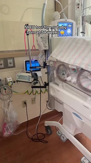 NICU tour for my baby born at 34 weeks #preemie #34weekspregnant #34weekbaby #babybornat34weeks #nicu #pregnanttiktok #birthstory #pregnancy | Nicu baby