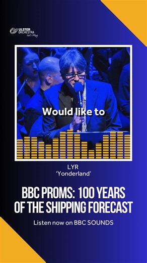 Poet Laureate Simon Armitage and his band LYR performed the world premiere of 'Yonderland' last week at our BBC Proms Shipping Forecast Prom. Listen back to the complete concert now on BBC Sounds: https://buff.ly/IkNfTQO | Ulster Orchestra