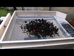 elektrisches Kompostsieb Marke Eigenbau
