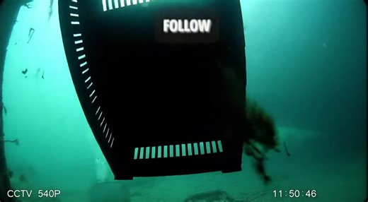 Underwater Marina Footage Shows Sinking Hull | Real CCTV Timestamp 11:50:42 — A rare underwater CCTV view inside a marina captures debris drifting past and the faint outline of a sinking hull. Murky aqua tones and muffled bubbles create an eerie yet mesmerizing calm beneath the surface. 🌊⚓ #CCTVFootage #UnderwaterView #MarinaLife #CaughtOnCamera #SinkingBoat #RealFootage #OceanMystery #HarborScenes #EerieMoments #ViralClips #Follow | Vessel Chaos