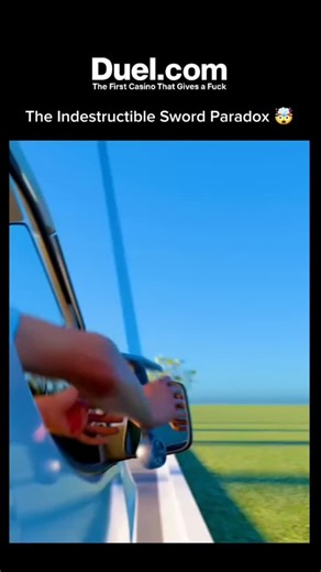 Trendingsociety on Instagram: "The "Indestructible Sword Paradox" is a modern take on the classic "unstoppable force meets an immovable object" paradox, which highlights the logical impossibility of both absolute unstoppable forces and immovable objects coexisting. In a literal sense, the paradox is physically impossible because real-world physics doesn't allow for perfect indestructibility or unstoppability, and concepts like the conservation of energy and momentum are violated. A modern interp