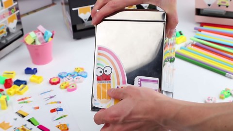 159Pcs Pencil Dispenser for Classroom,Pencil Dispenser Kit with Pencils Sharpener Erasers Stickers Metal Bucket,Pen Holder for Desk Classroom Teacher Must Haves Office Supplies(Silver)