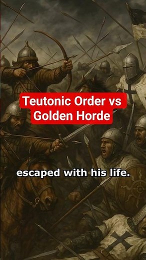 Teutonic Order vs Golden Horde: The Steppe Crusade. #teutonicorder #history