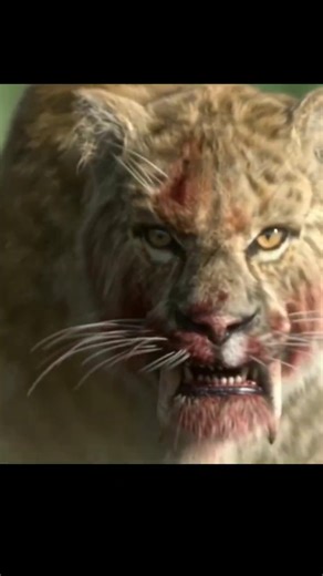 Saber Toothed Tiger _ (Smilodon Fatalis) | #shotrs #wildlife