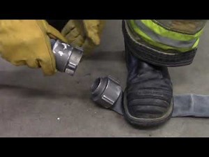 Skill Drill 15-2: Performing the one Fire Fighter Foot-Tilt method of coupling a fire hose