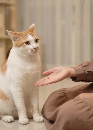 Teaching My Orange Cat to Shake Hands (He ACTUALLY Did It!) 🐾