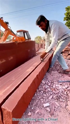 Stone Splitting with a Chisel