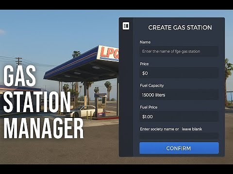 NEW FiveM Script: Gas Station Business System (QBCore/ESX)