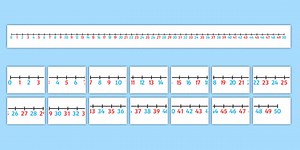 Giant 0-50 Number Line
