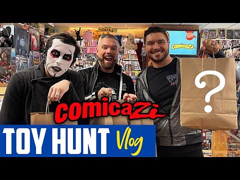 Danhausen, Ethan Page & Smart Mark Action Figure Hunt • Comicazi Somerville, MA • Toy Hunt Vlog