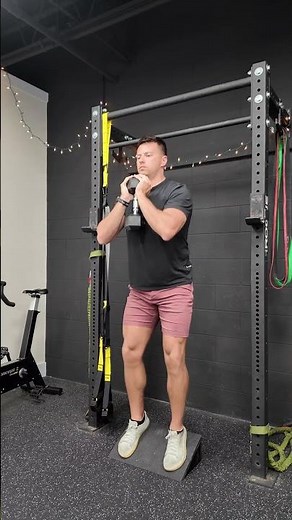 Heel-Elevated Goblet Squats: Demonstration