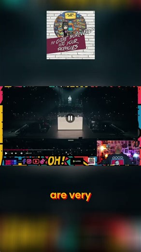 Concert Tech Evolution: From 70s Stages to Glitching Cubes! #shorts