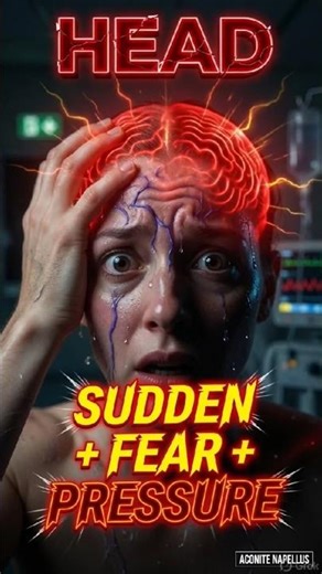 Aconite Napellus – Head 🔥 | Sudden Pressure + Heat + Fear Explained in 30 Sec