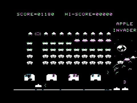 Apple II Longplay - Apple Invader