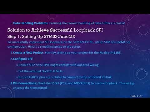 Mastering Loopback SPI with STM32F411RE