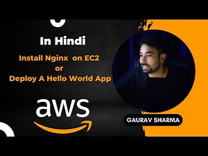 AWS Tutorials - 13 - Install Nginx in EC2 Instance | Deploy Sample Application In EC2 ( in Hindi )