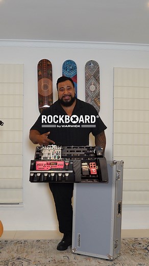 Eddie Williams - STRONGMAN on Instagram: "Love my new @rockboardbywarwick setup! Huge thanks to the team for making it such an easy process to build my dream board. Running the RockBoard CINQUE 5.3 w/ Flight Case, Mod 3 Patchbay (XLR & TRS), and ISO Power Block V12 for a clean and efficient setup. Paired with my RC-300 Loop Station, Boss OC-3, Hall of Fame Reverb, Dunlop Wah, RockBoard Stage Tuner, and Behringer Flow 8 Mixer, this rig is coming together perfectly. Excited to add more as I go! #r
