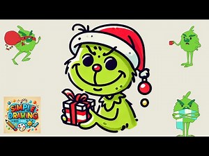 Quick and Easy Grinch Drawing Guide